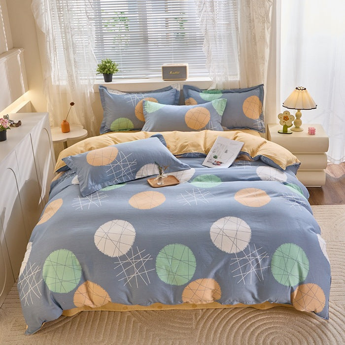 Checked Pattern Bedding Set