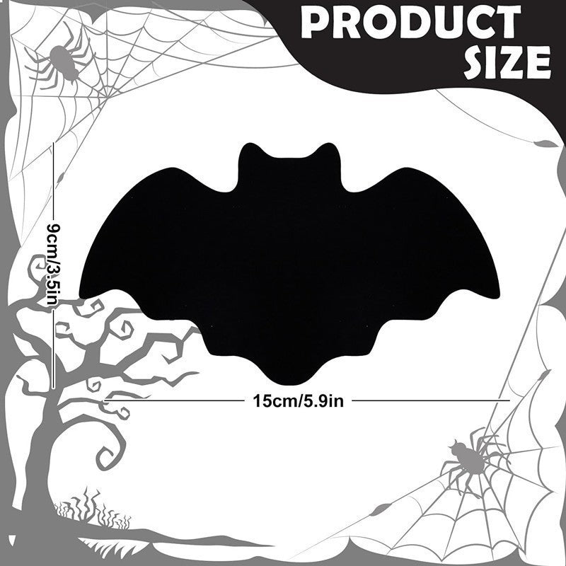 Detailed vinyl bat wall sticker for Halloween decoration