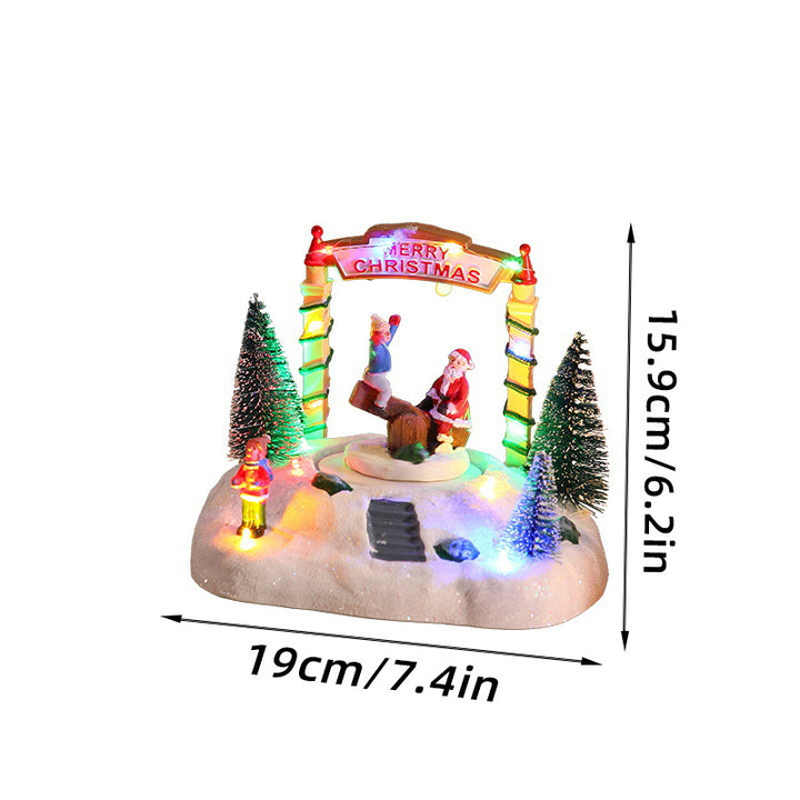 Festive Christmas decoration with lights Stornfield