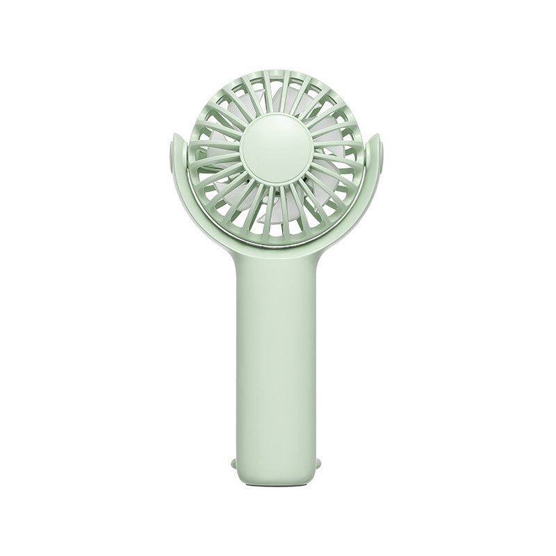 Women portable handheld fan with ergonomic grip and USB charging Stornfield