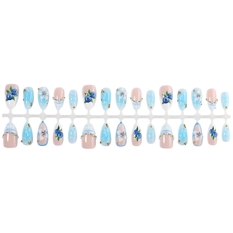 Art nail set with floral and glamorous designs Stornfield