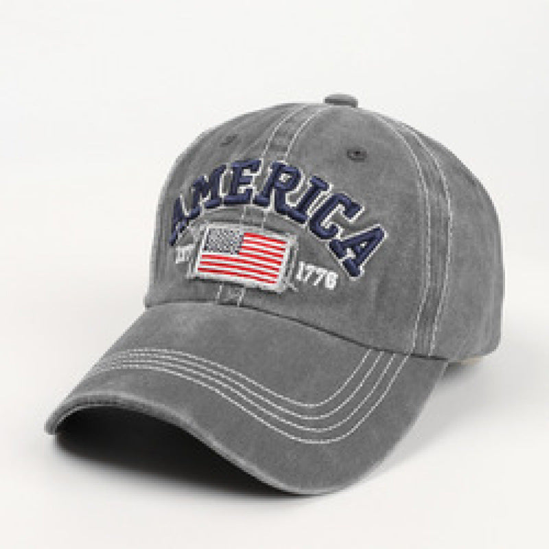 Men's Vintage-Inspired Embroidered Baseball Cap Stornfield