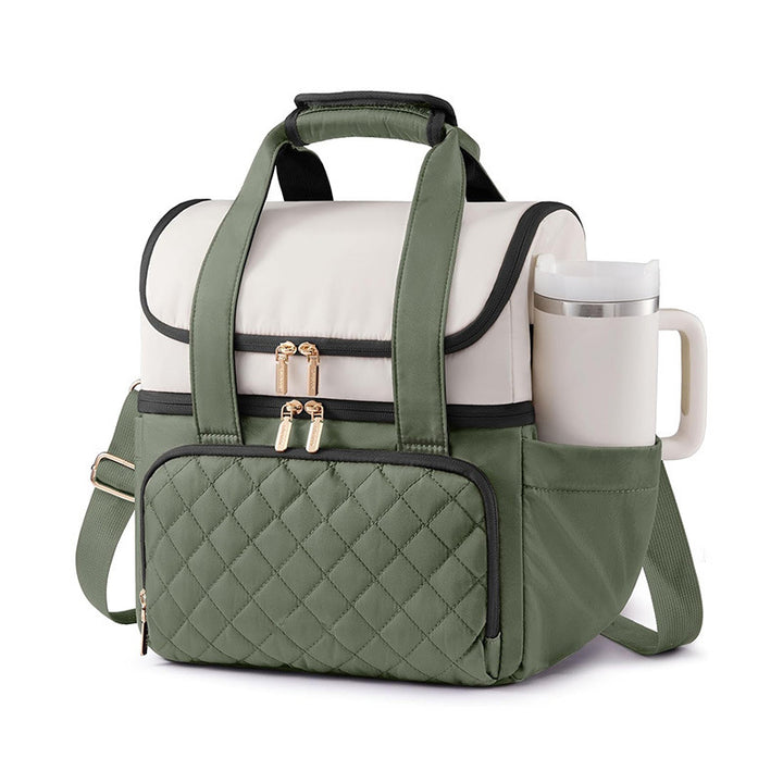 Elegant cooler bag with practical drink holder Stornfield