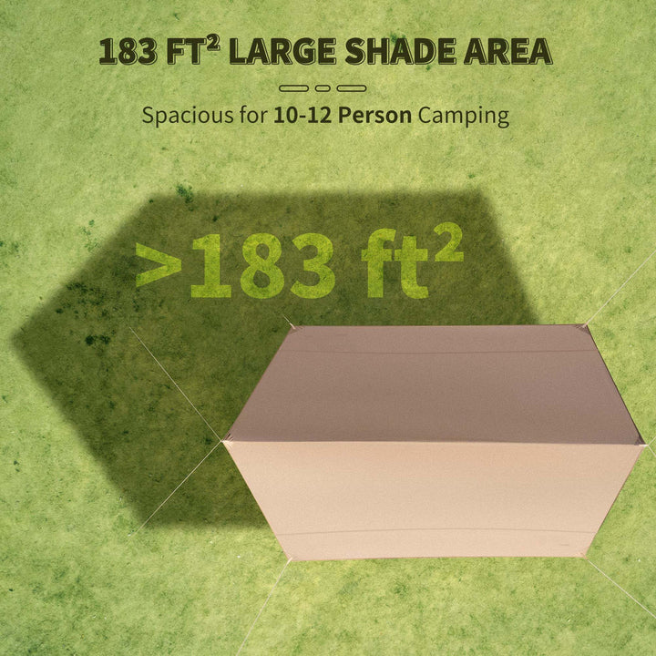 Unisex High Quality UV Protection Camping Sun Sail Stornfield