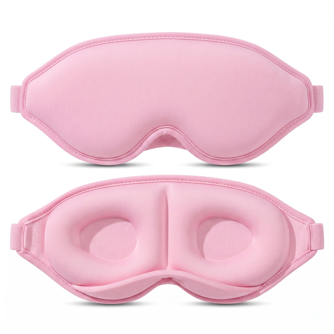 Contoured Three-Dimensional Memory-Foam Sleep Mask with Deep Eye Cups Stornfield