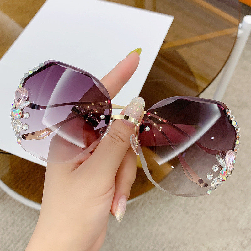 Women's Oversized Sunglasses with Decorative Stones Stornfield