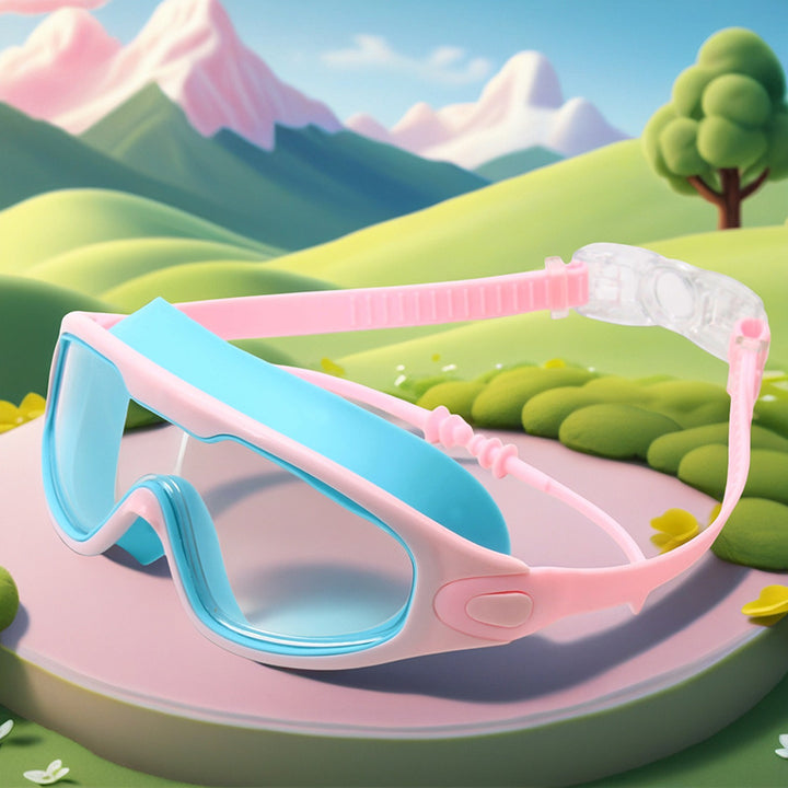 Waterproof swimming goggles with adjustable nose piece Stornfield