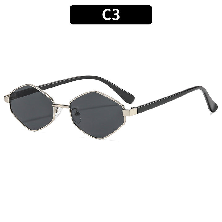 Hexagonal Frame Sunglasses