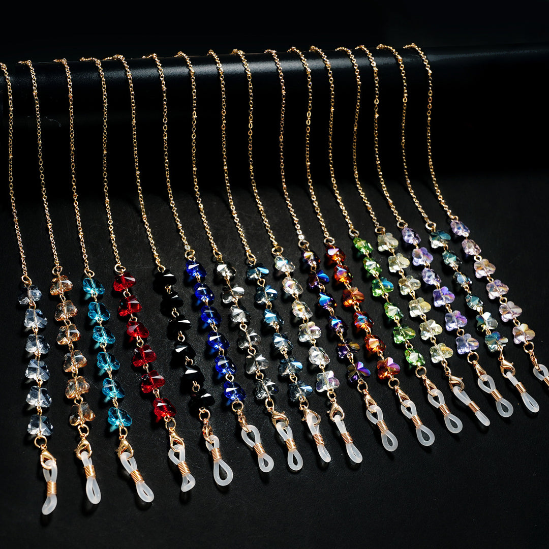 Floral Embellished Eyewear Chain Stornfield