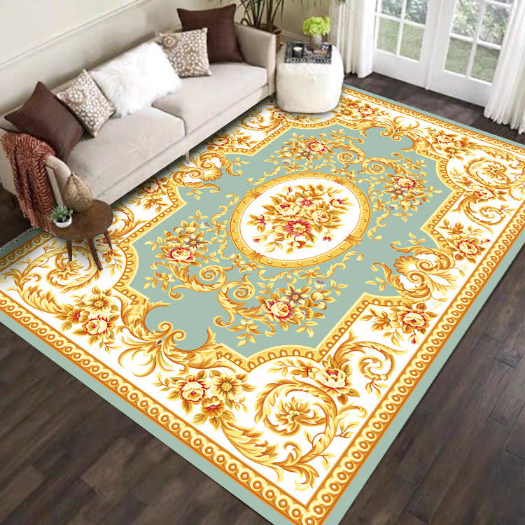 Vintage Floral Patterned Area Rug
