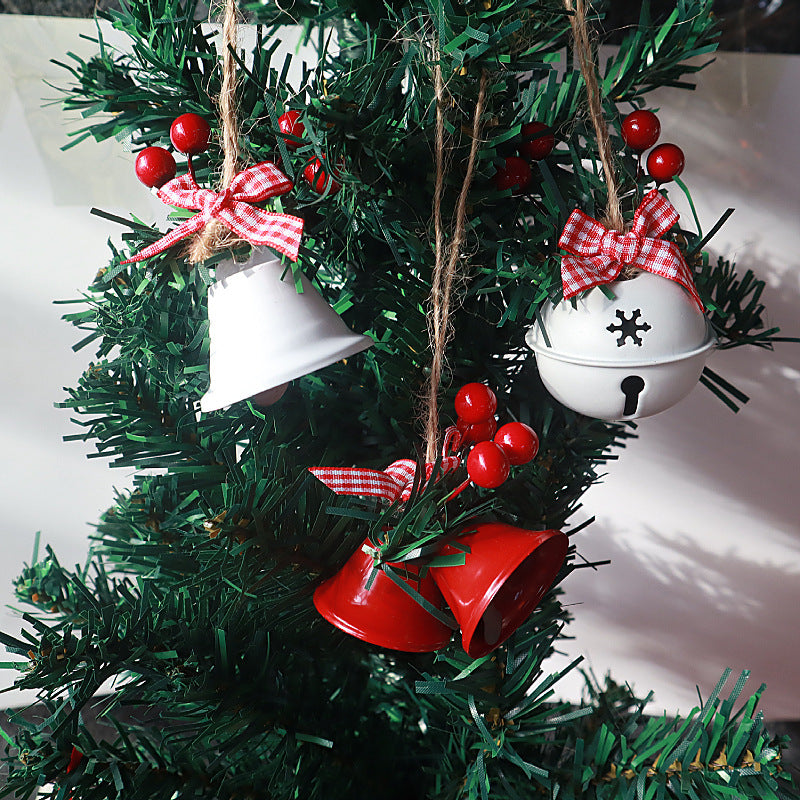 Christmas bell with decorative wreath