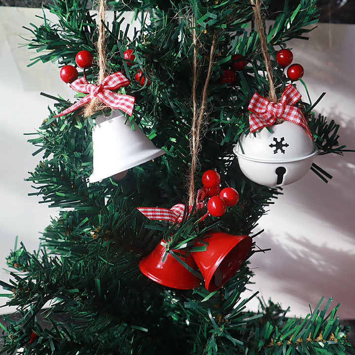 Christmas bell with decorative wreath