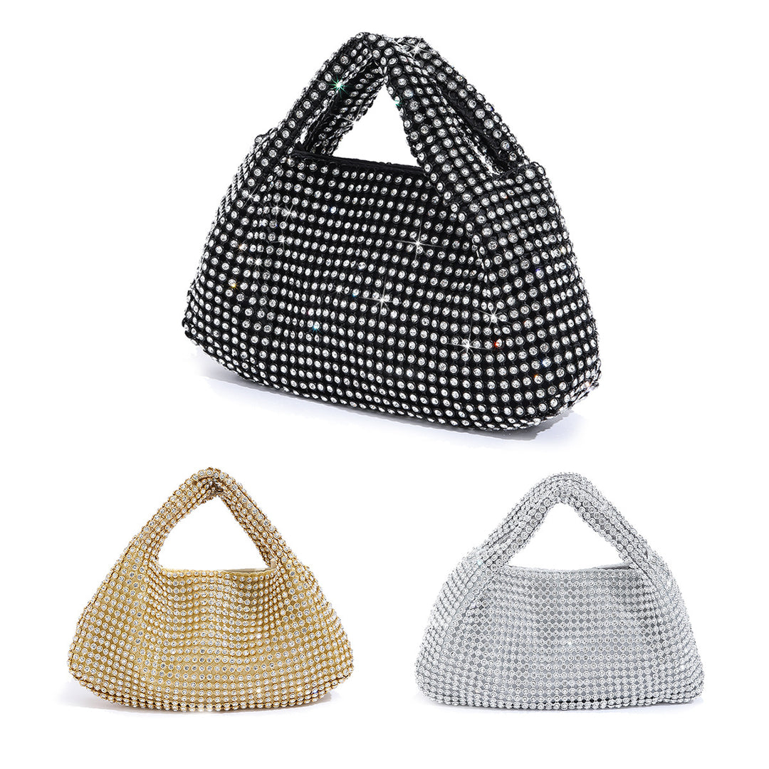 Crystal-Embellished Evening Handbag