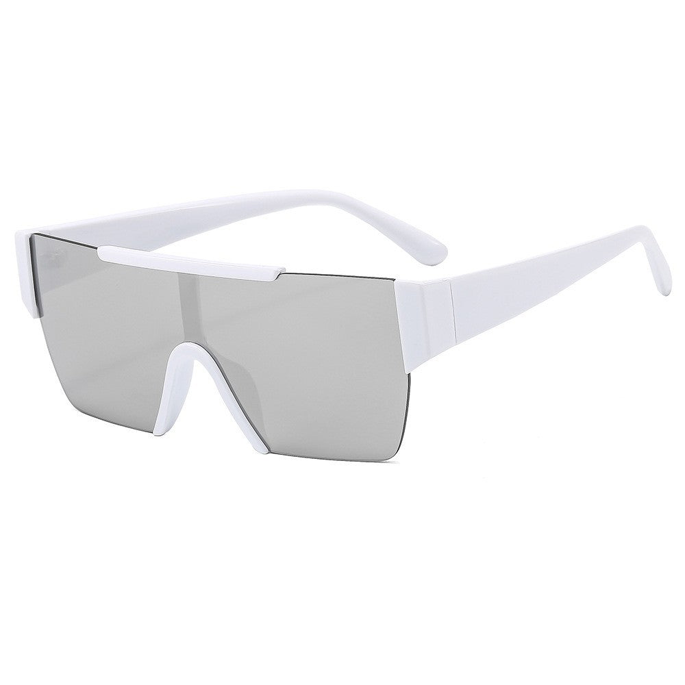 Ladies Sporty Oversized Sunglasses with Modern Protective Frame Stornfield