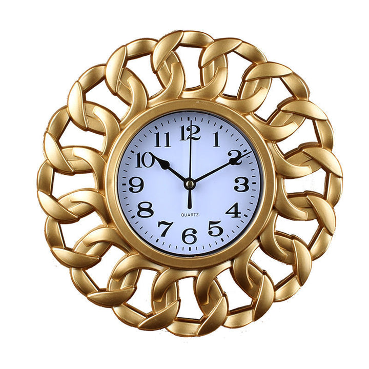 Elegant Wall Clock with Artistic Design Stornfield