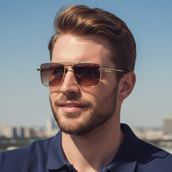 Ladies futuristic square sunglasses Stornfield