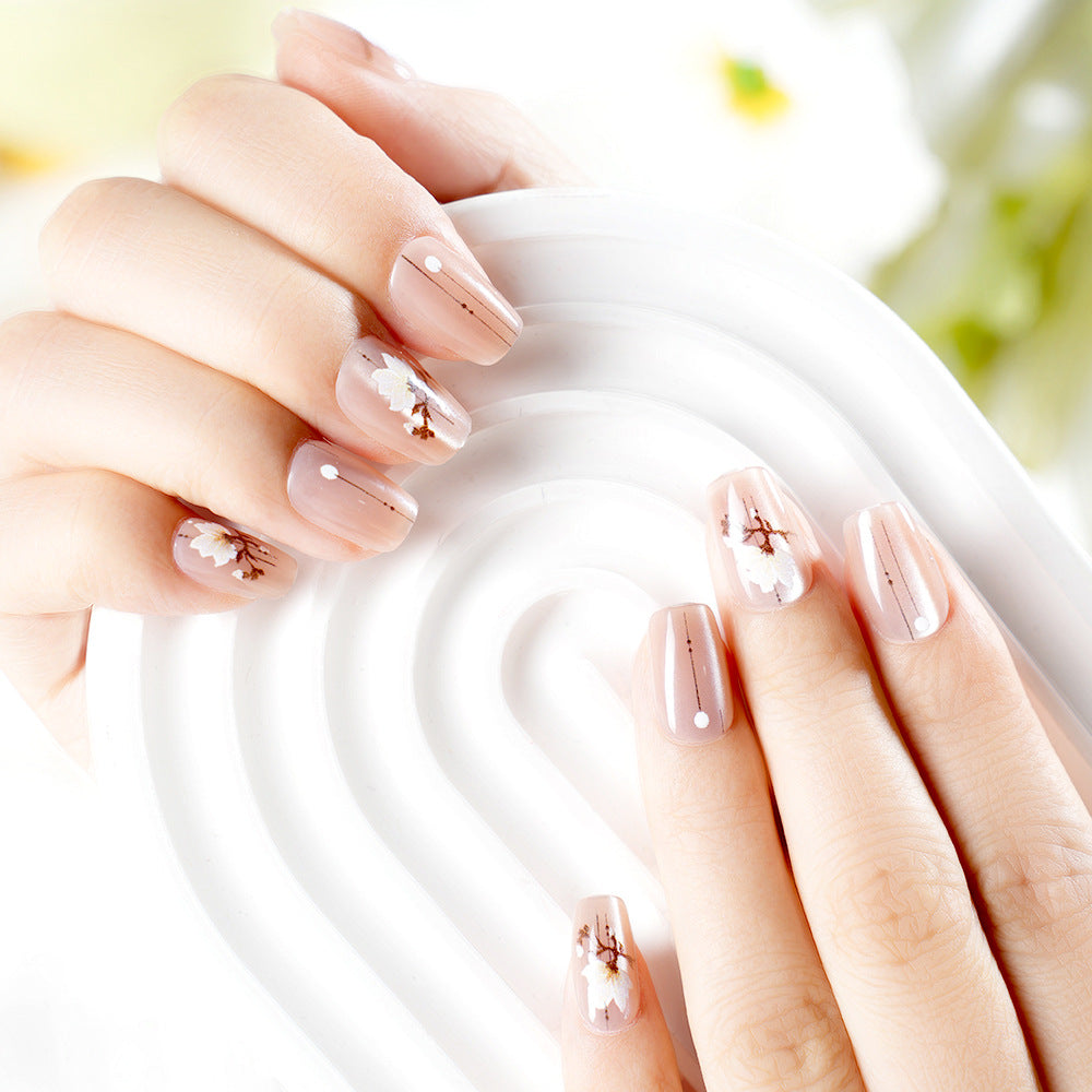 Artistic Floral Nail Wraps Stornfield