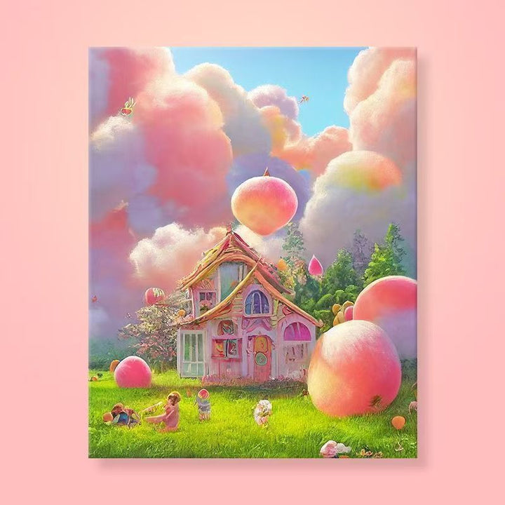 Whimsical Fantasy Landscape Canvas Art Stornfield