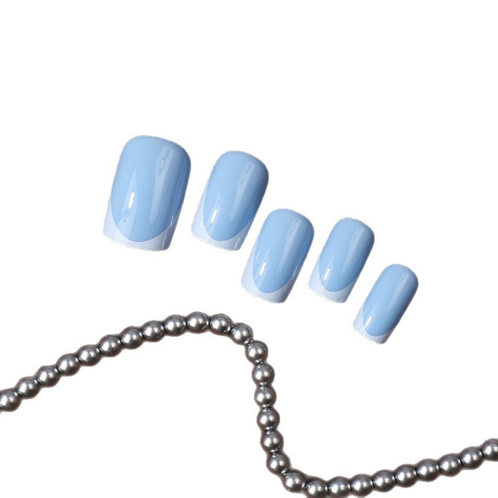 Premium French Tip Press-On Nail Set Stornfield