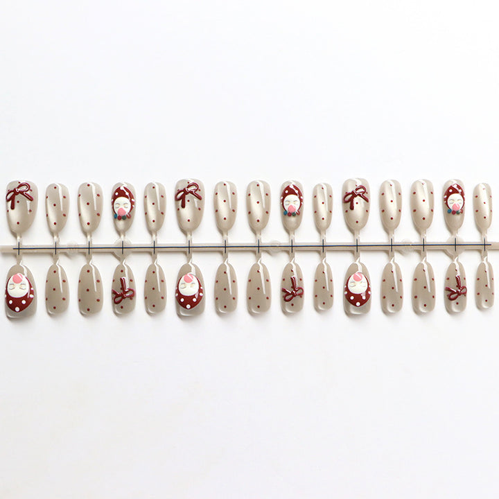Festive Themed Press-On Nail Decor Stornfield