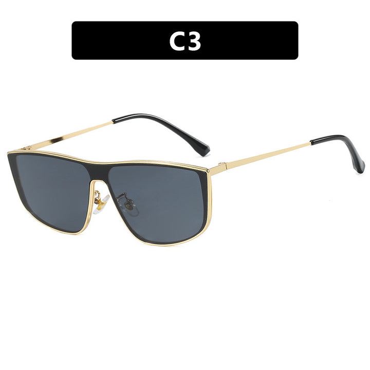 Women elegant square sunglasses with luxurious metal frame Stornfield