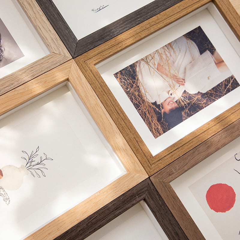 Solid Wood Photo Frame for Home Decor