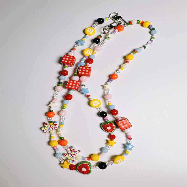 Fun-Themed Beaded Eyewear Chain Stornfield