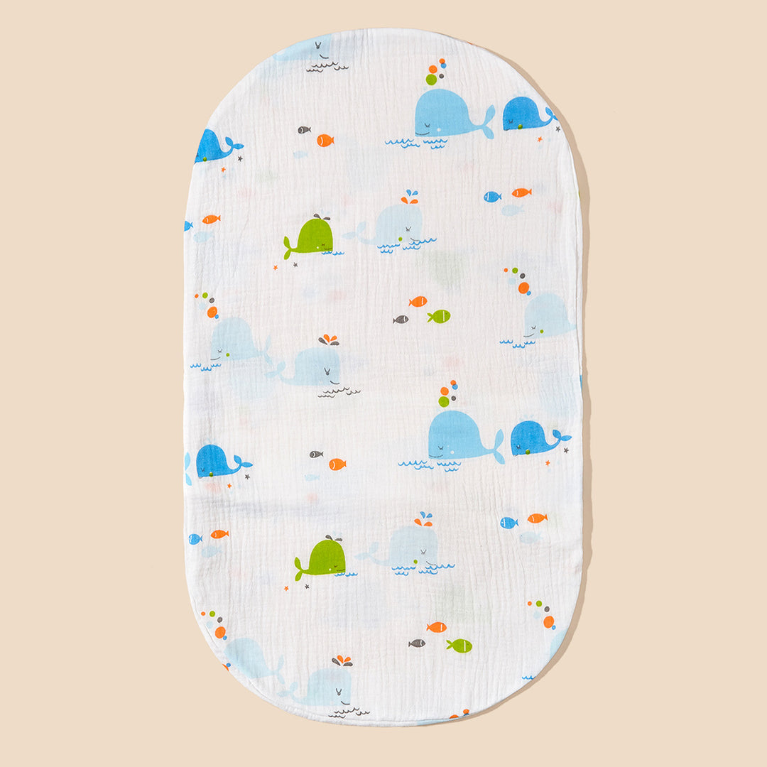 Cotton Muslin Crib Mattress Protector Stornfield
