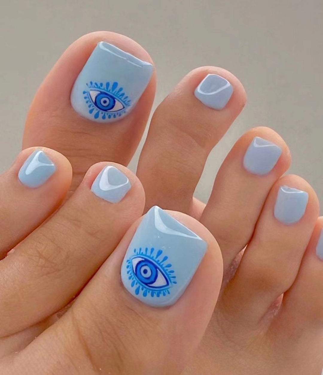 Artistic Toenail Design with Divine Butterfly Design Stornfield