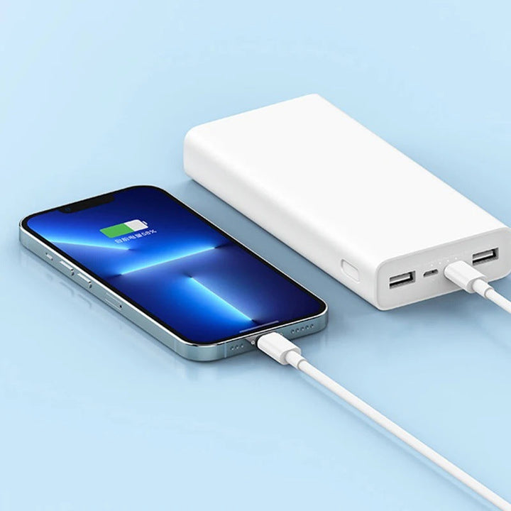 High-capacity twenty thousand mAh portable power bank with dual USB-A and USB-C fast charge ports Stornfield