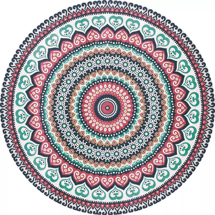 Round Vintage Area Rug