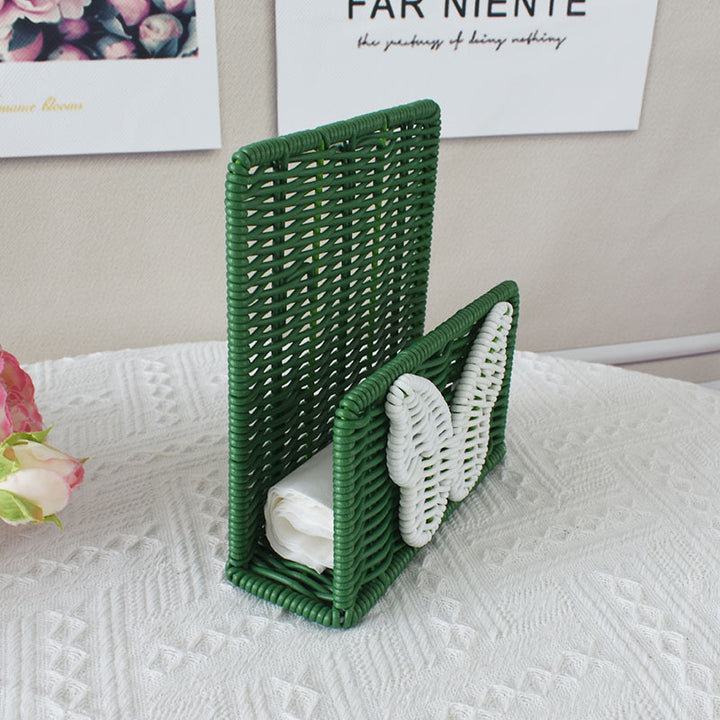 Decorative Butterfly Woven Storage Basket Stornfield