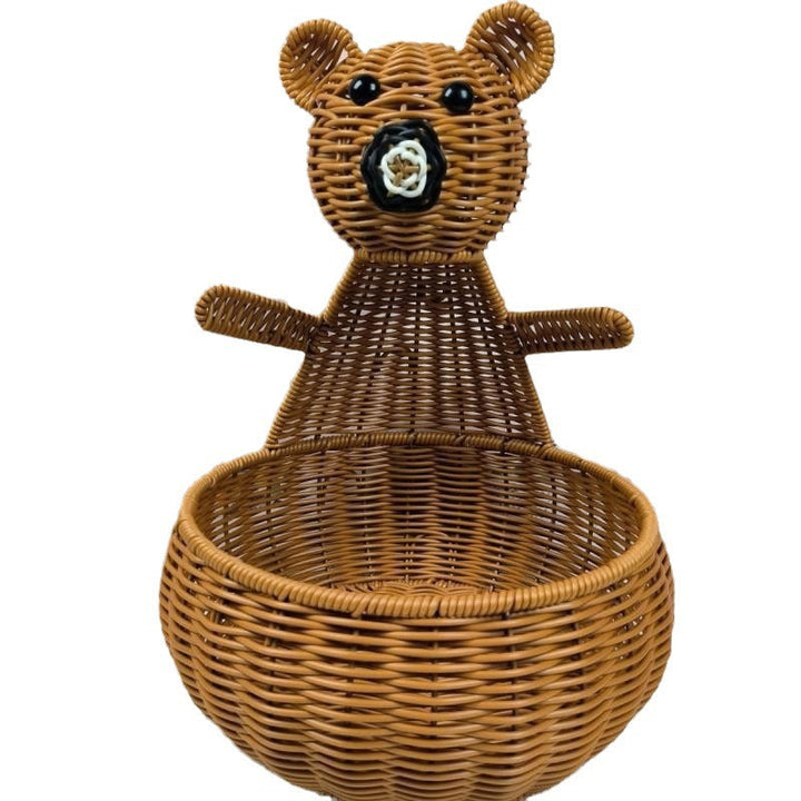 Cute Animal-Themed Woven Storage Basket Stornfield