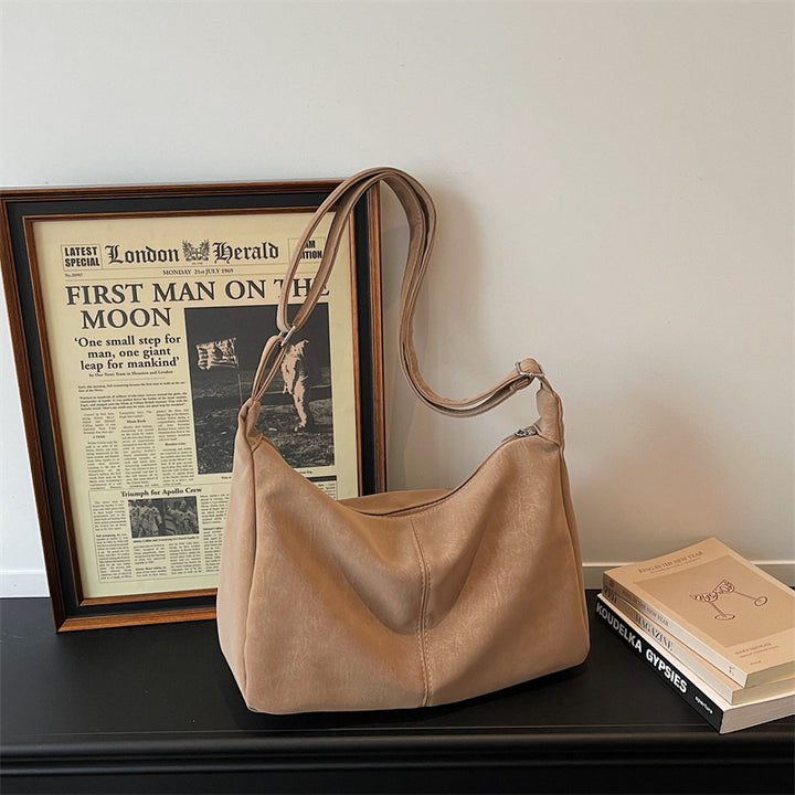WoSoft Textured Faux Leather Hobo Bag Stornfield