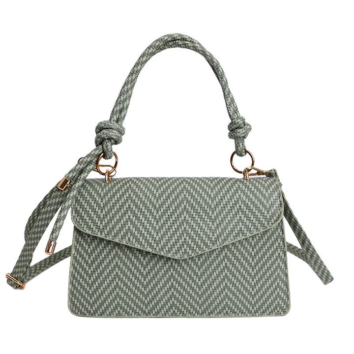 WoElegant Textured Fabric Handbag Stornfield
