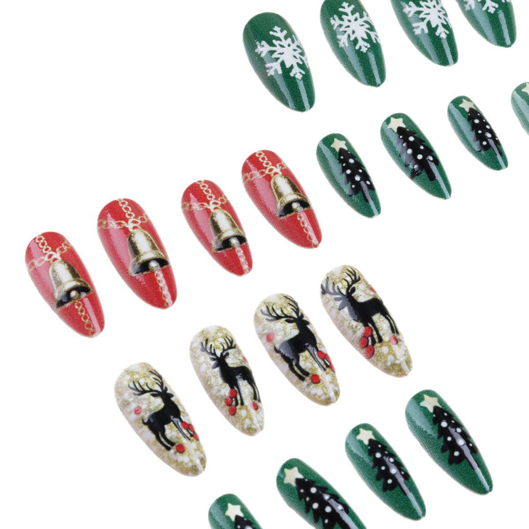 Festive Themed Press-On Nail Art Stornfield