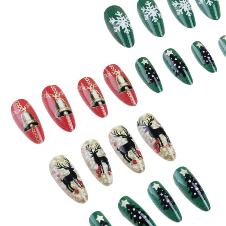 Festive Themed Press-On Nail Art Stornfield