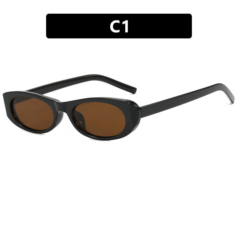 Ladies fashionable sunglasses in elegant oval frame Stornfield