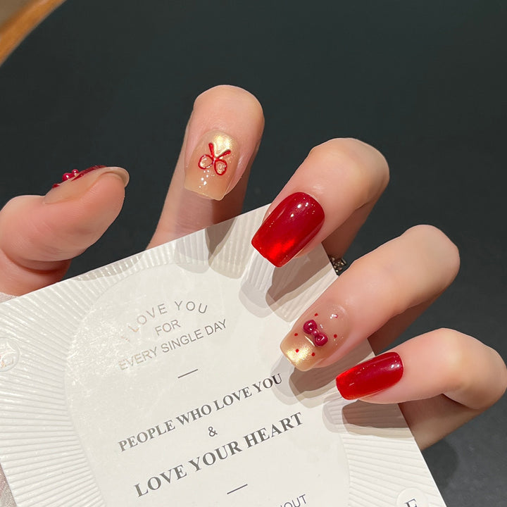 Playful Character-Themed Press-On Nail Art Stornfield