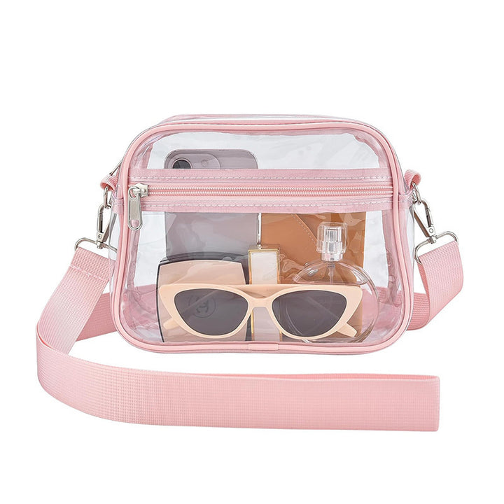 Transparent shoulder bag with versatile compartments Stornfield