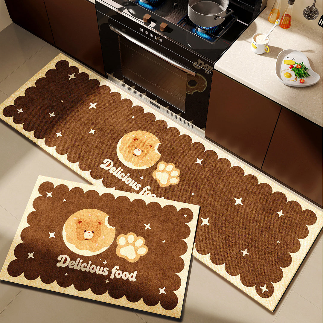 Playful Pet-Themed Kitchen Mat Set Stornfield