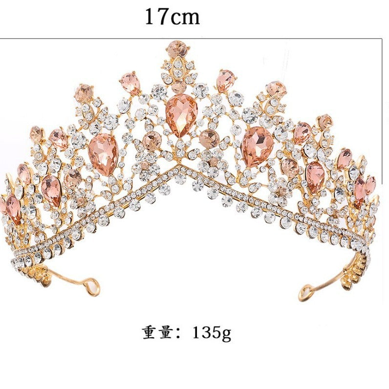 Women's Glamorous Tiara with Rhinestone and Crystal Embellishments Stornfield