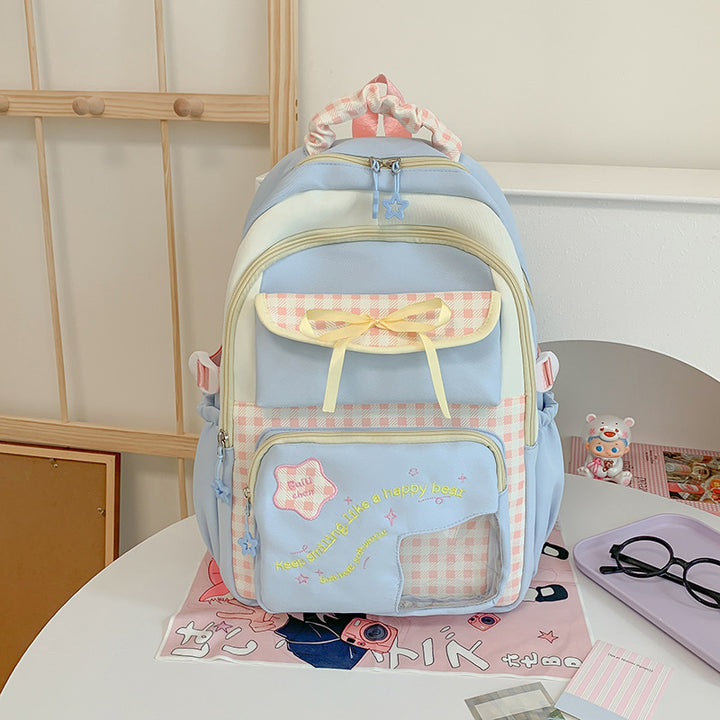 Playful Patterned School Backpack Stornfield