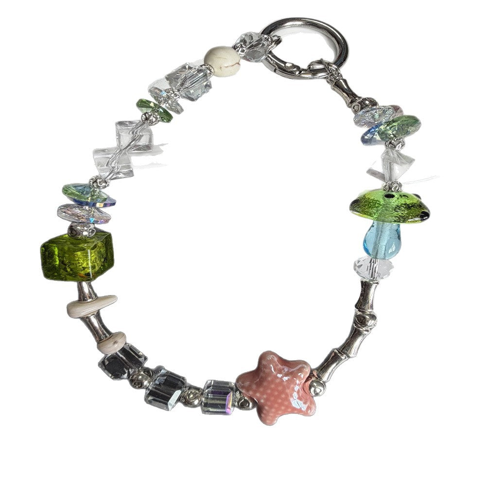 Elegant Butterfly Beaded Keychain Stornfield