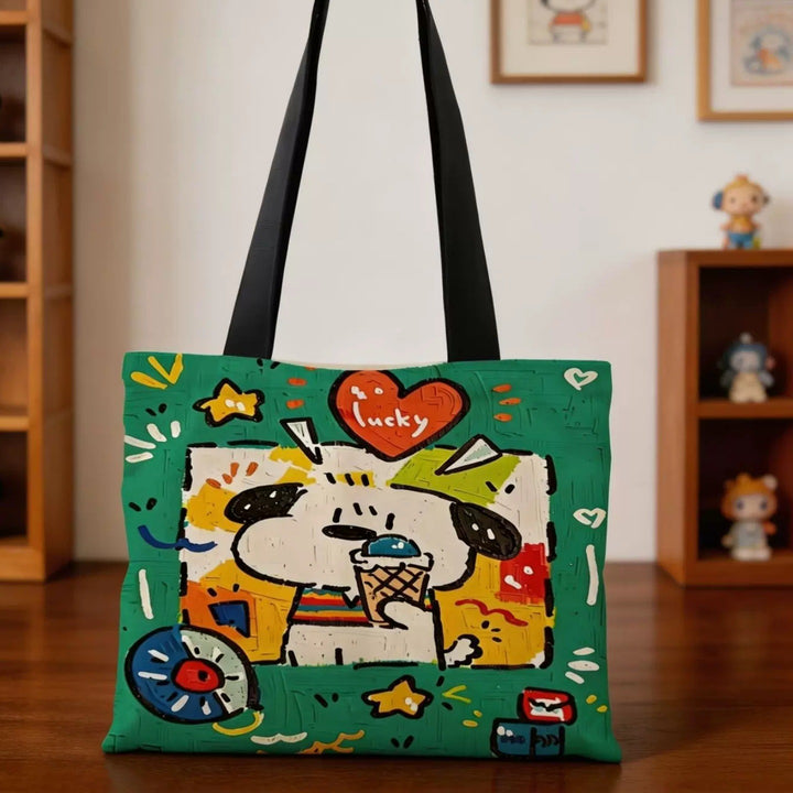 Artistic Canvas Tote Bag