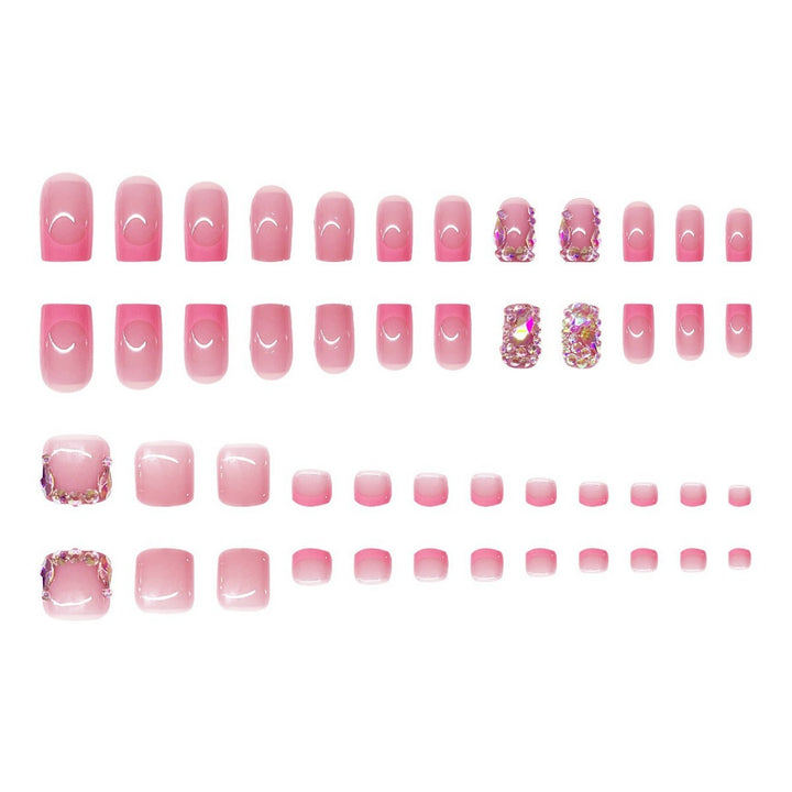 Luxury Rhinestone-Embellished Nail Art Set Stornfield