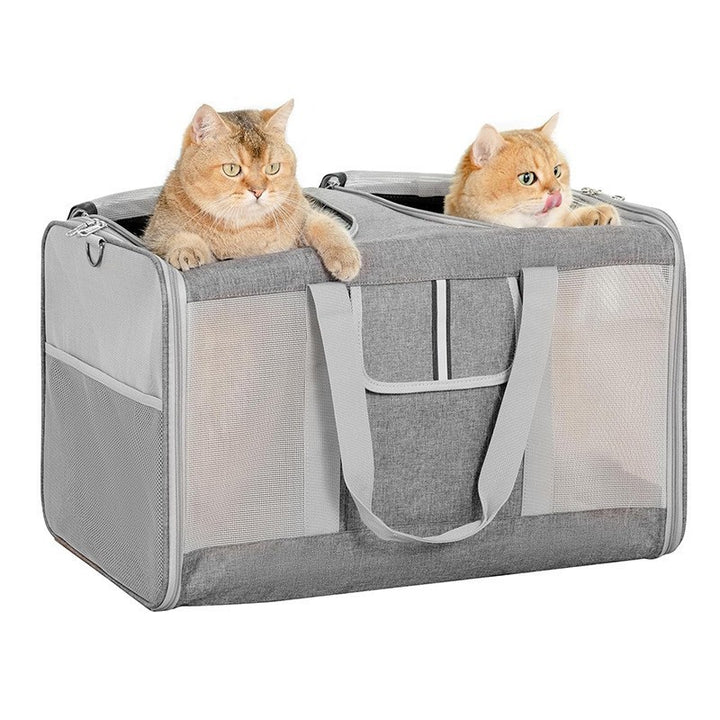Portable Pet Carrier with Breathable Mesh Inserts Stornfield