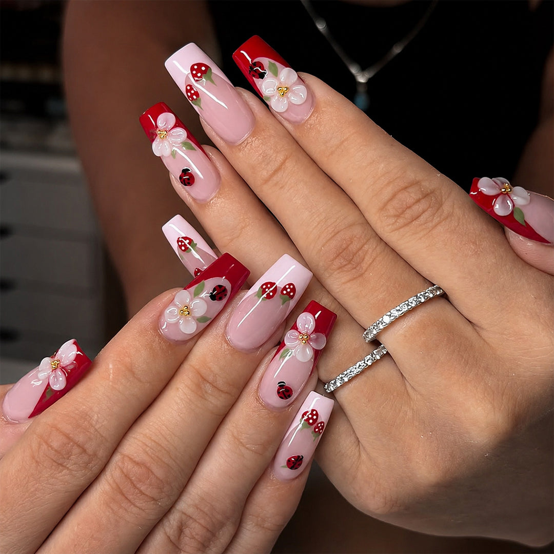 Floral Art Press-On Nail Set Stornfield