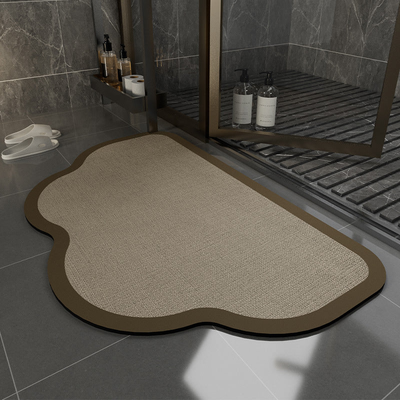 Cloud-Shaped Shower Mat for Bathroom
