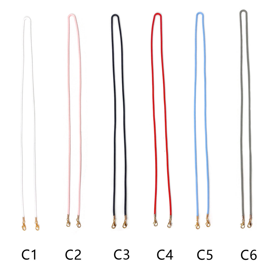 Durable Eyewear Retainer with Metal Clips Stornfield